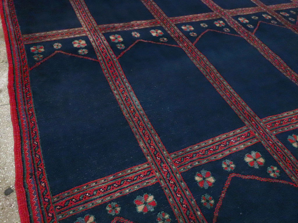 Vintage Turkish Anatolian Square Room Size Carpet, No.30259 - Staging