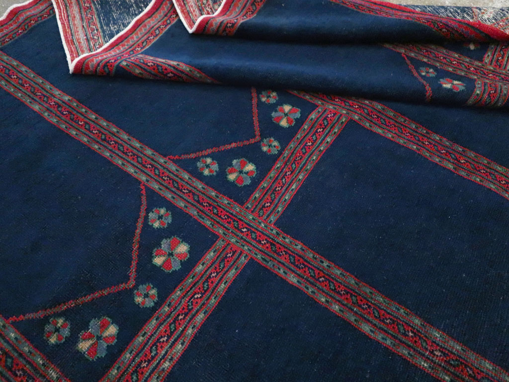 Vintage Turkish Anatolian Square Room Size Carpet, No.30259 - Staging