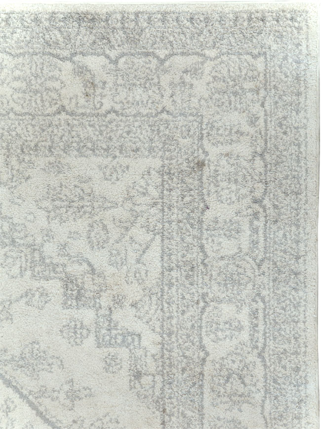 Contemporary Persian Heriz Inspired Turkish Accent Carpet, No.30260 - Staging