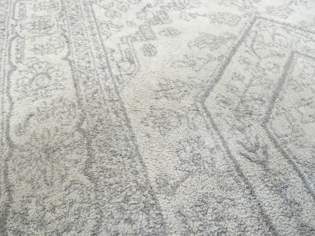 Contemporary Persian Heriz Inspired Turkish Accent Carpet, No.30260 - Staging