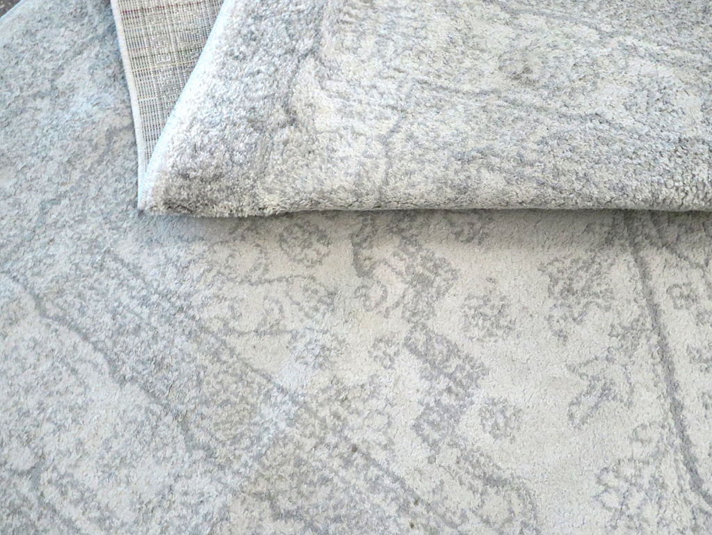 Contemporary Persian Heriz Inspired Turkish Accent Carpet, No.30260 - Staging