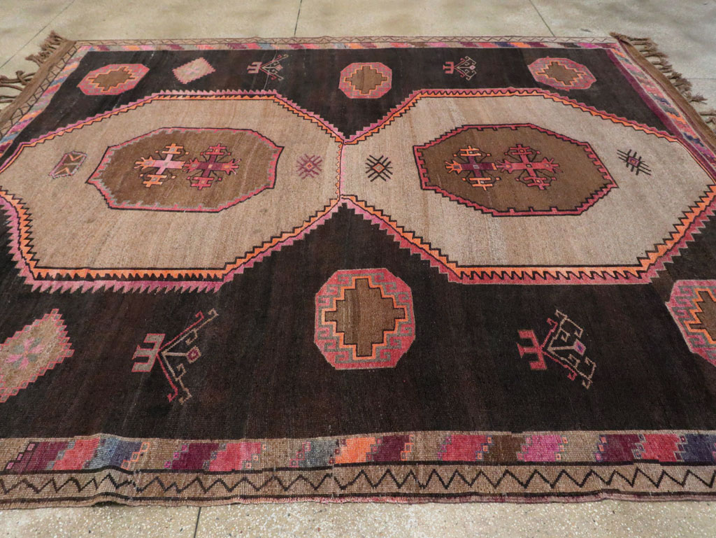 Vintage Turkish Anatolian Carpet, No.30264 - Staging