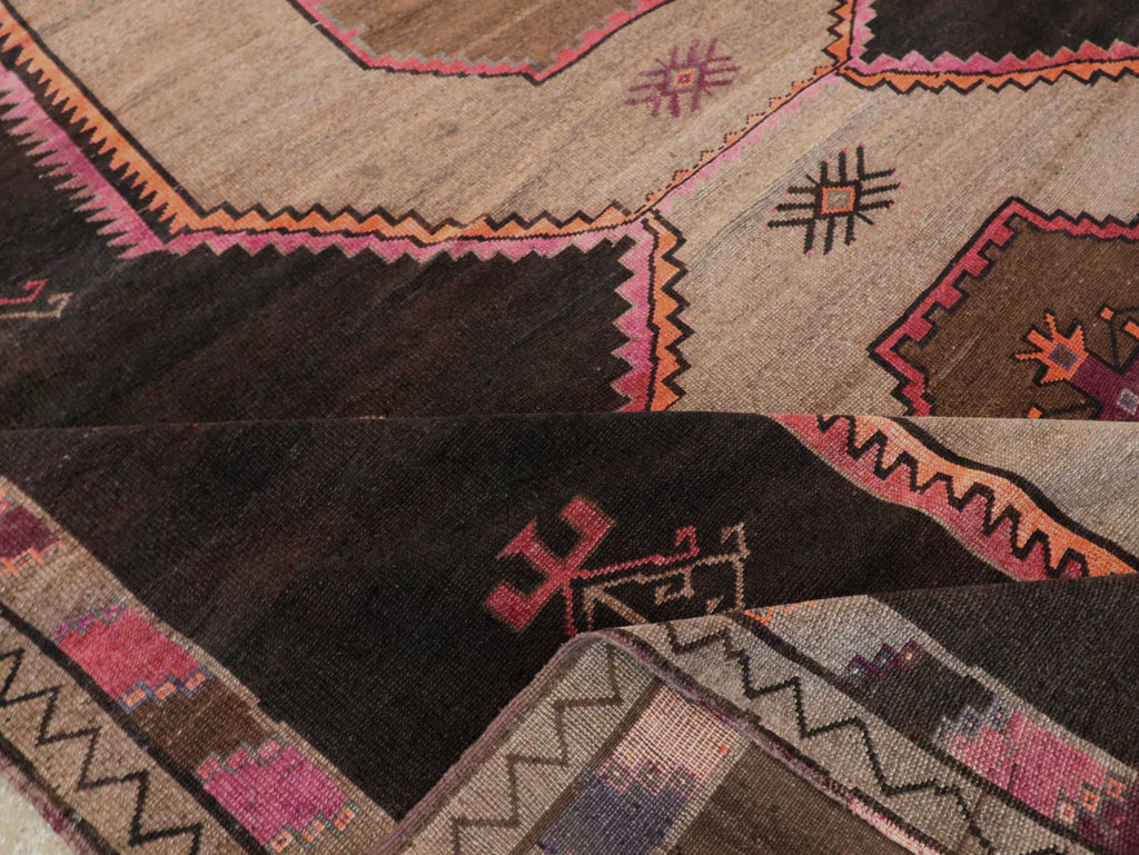 Vintage Turkish Anatolian Carpet, No.30264 - Staging