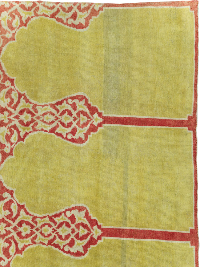 Vintage Turkish Anatolian Small Square Room Size Carpet, No.30266 - Staging