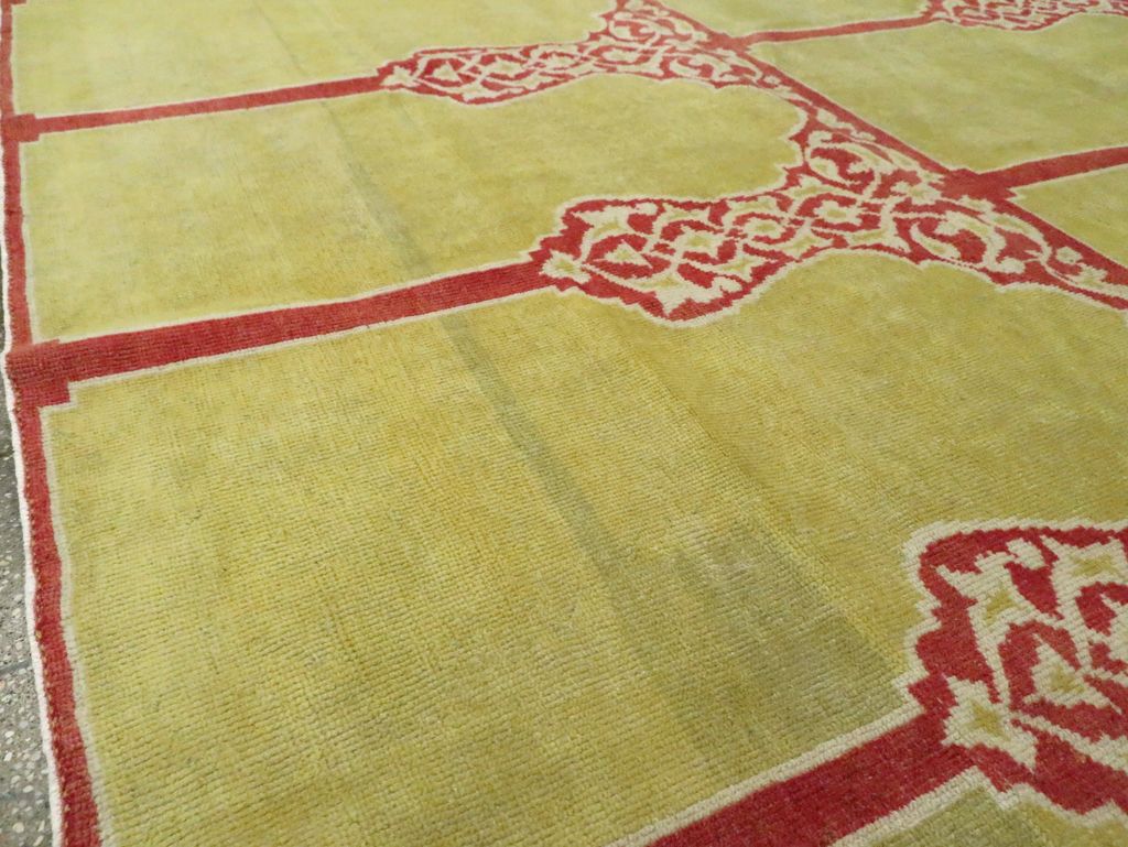 Vintage Turkish Anatolian Small Square Room Size Carpet, No.30266 - Staging