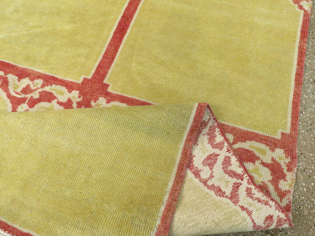 Vintage Turkish Anatolian Small Square Room Size Carpet, No.30266 - Staging