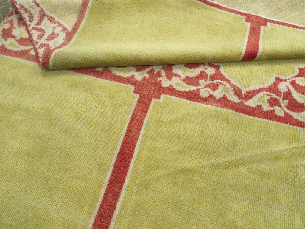 Vintage Turkish Anatolian Small Square Room Size Carpet, No.30266 - Staging