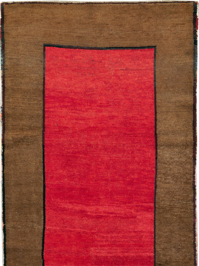 Vintage Turkish Anatolian Wide Gallery Runner, No.30286 - Staging