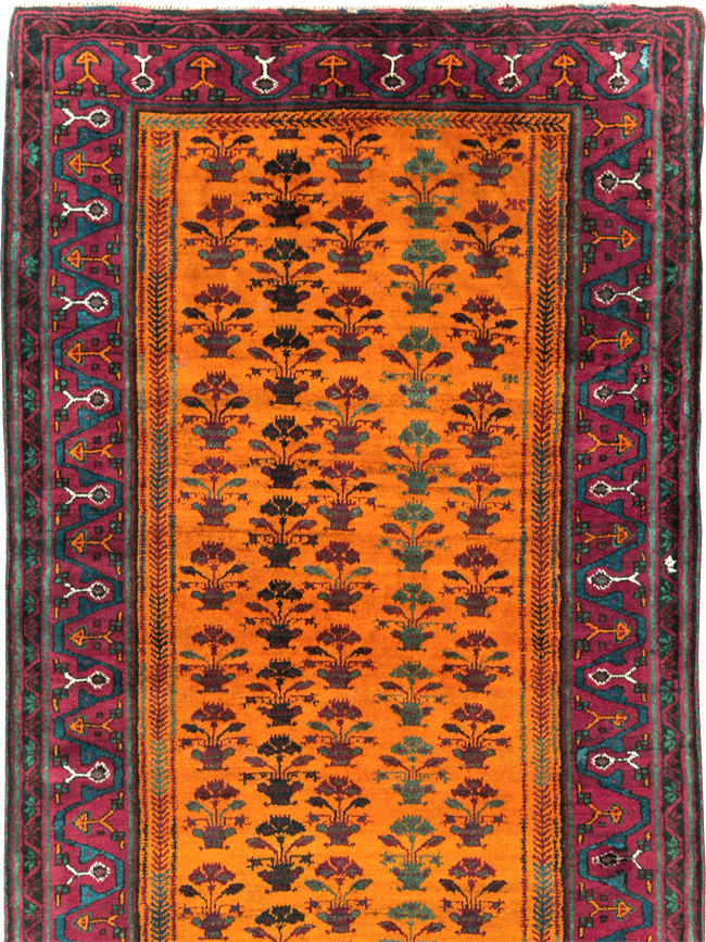 Vintage Northwest Persian Runner (Pair: 1 of 2), No.30291 - Staging