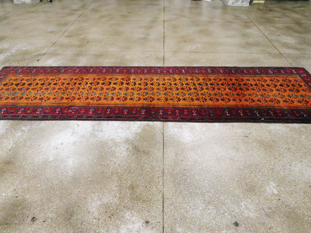 Vintage Northwest Persian Runner (Pair: 1 of 2), No.30291 - Staging