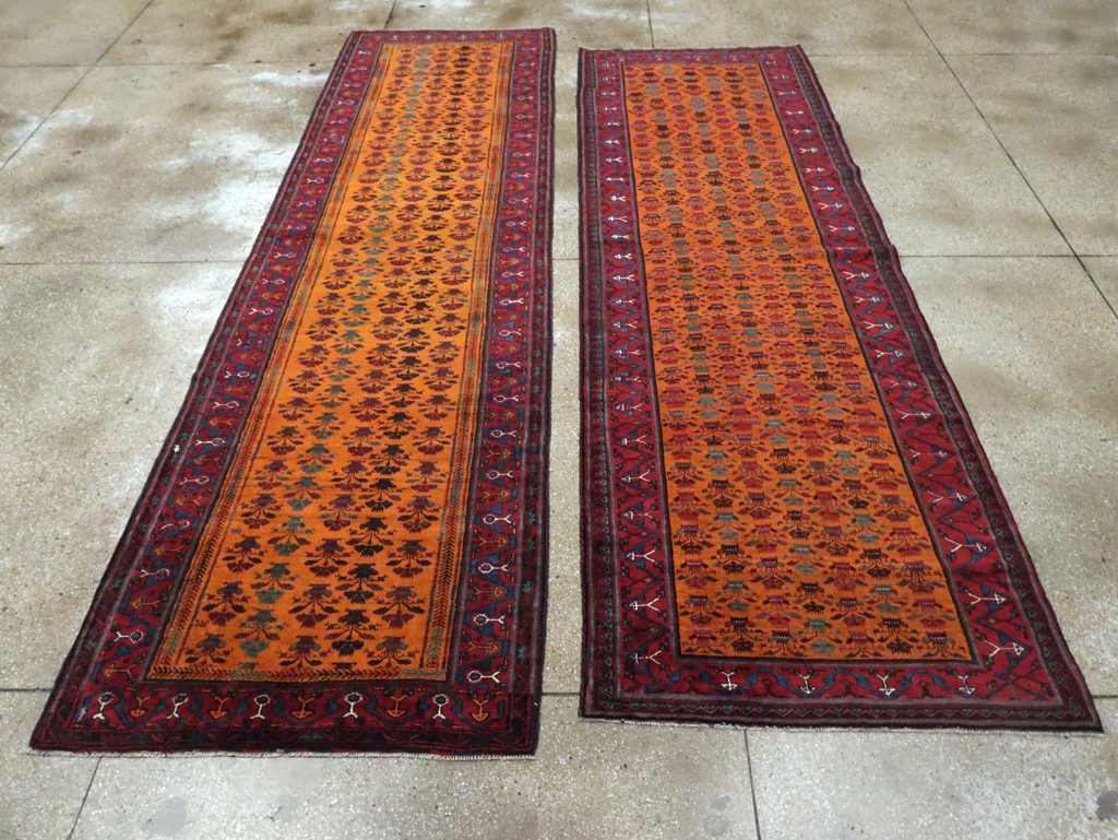 Vintage Northwest Persian Runner (Pair: 1 of 2), No.30291 - Staging