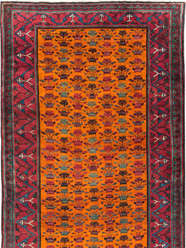 Vintage Northwest Persian Runner (Pair: 2 of 2), No.30292 - Staging