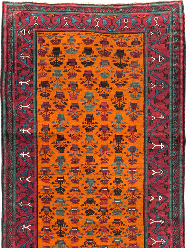 Vintage Northwest Persian Runner (Pair: 2 of 2), No.30292 - Staging