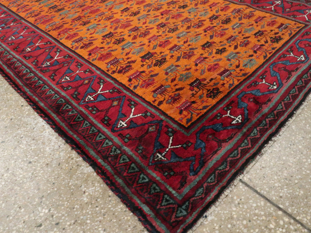 Vintage Northwest Persian Runner (Pair: 2 of 2), No.30292 - Staging
