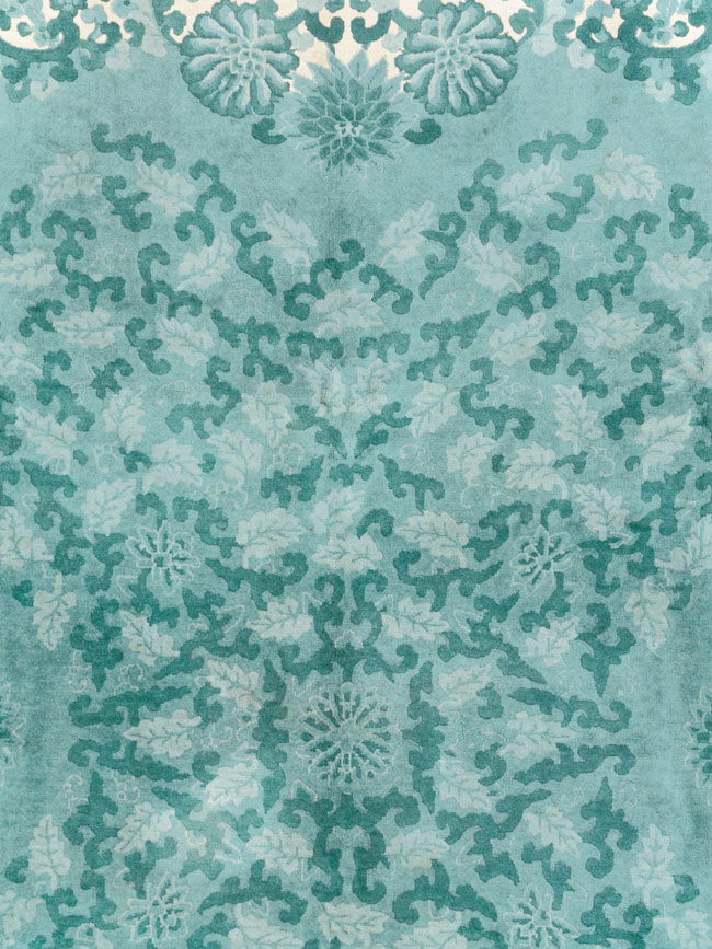 Mid-20th Century Chinese Art Deco Room Size Carpet, No.30293 - Staging