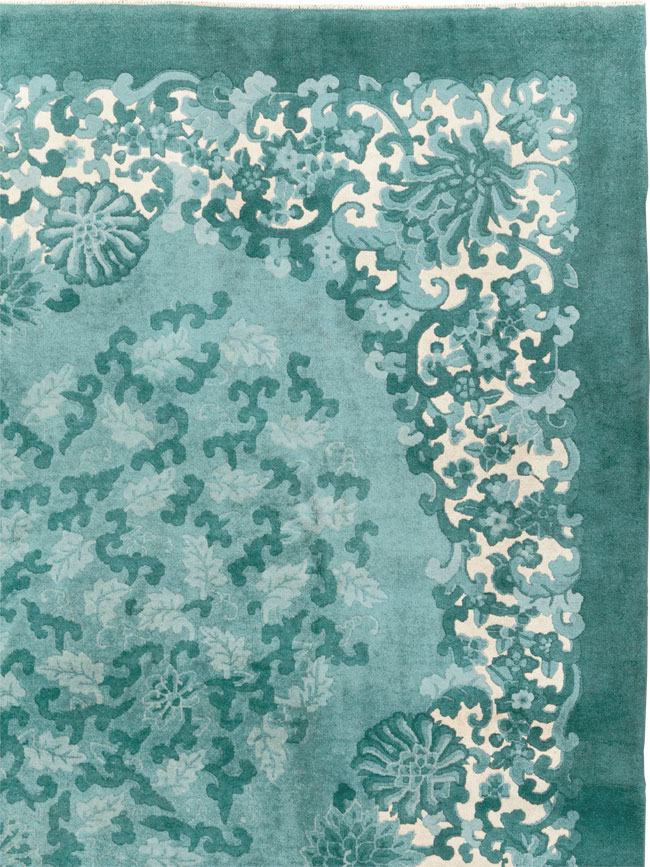 Mid-20th Century Chinese Art Deco Room Size Carpet, No.30293 - Staging