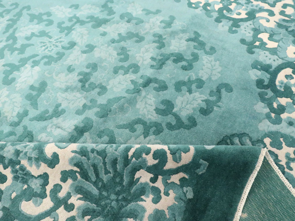 Mid-20th Century Chinese Art Deco Room Size Carpet, No.30293 - Staging