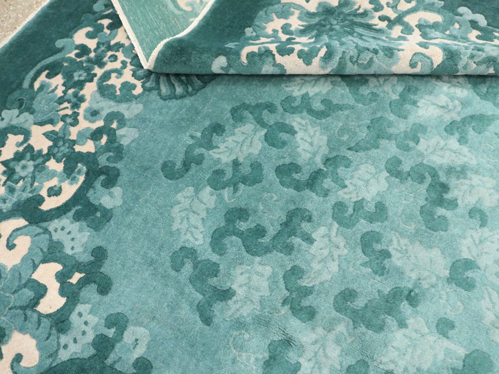 Mid-20th Century Chinese Art Deco Room Size Carpet, No.30293 - Staging