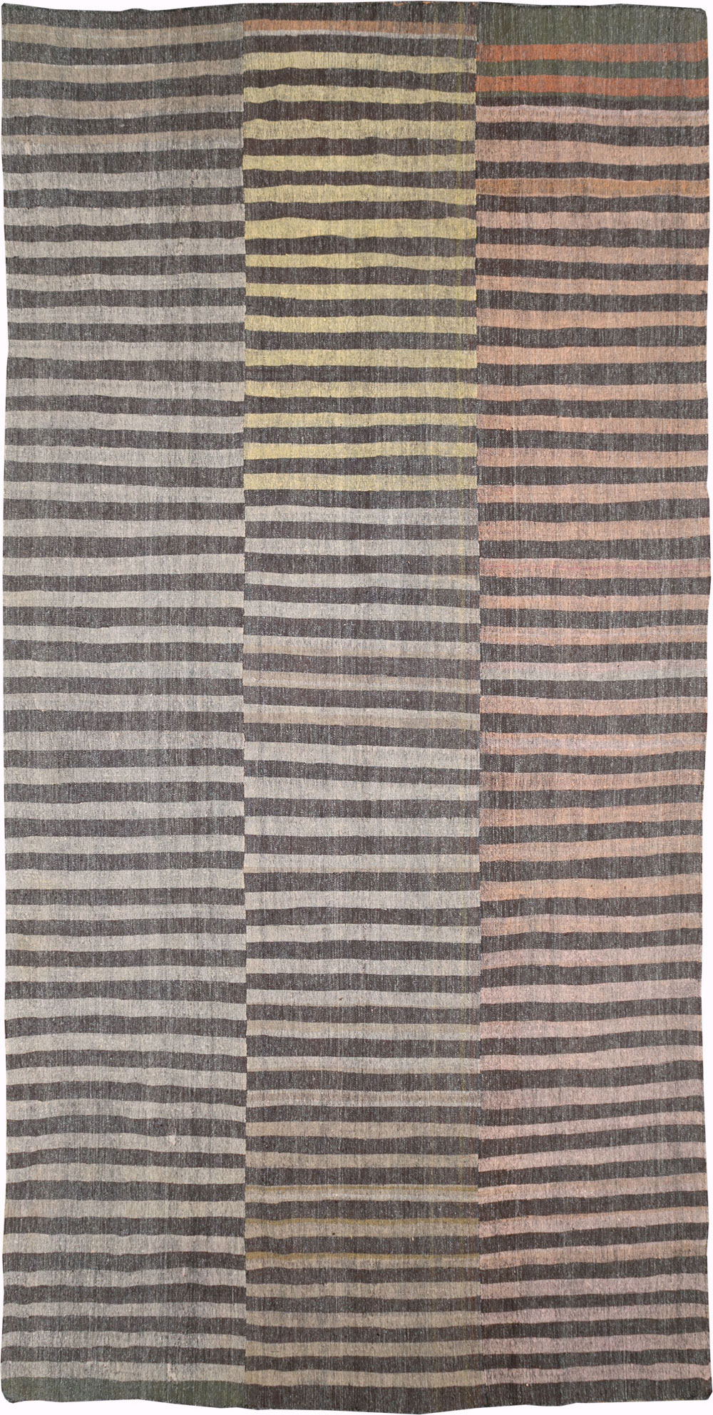 Mid-20th Century Oversize Turkish Flatweave Kilim, No.30296 - Staging