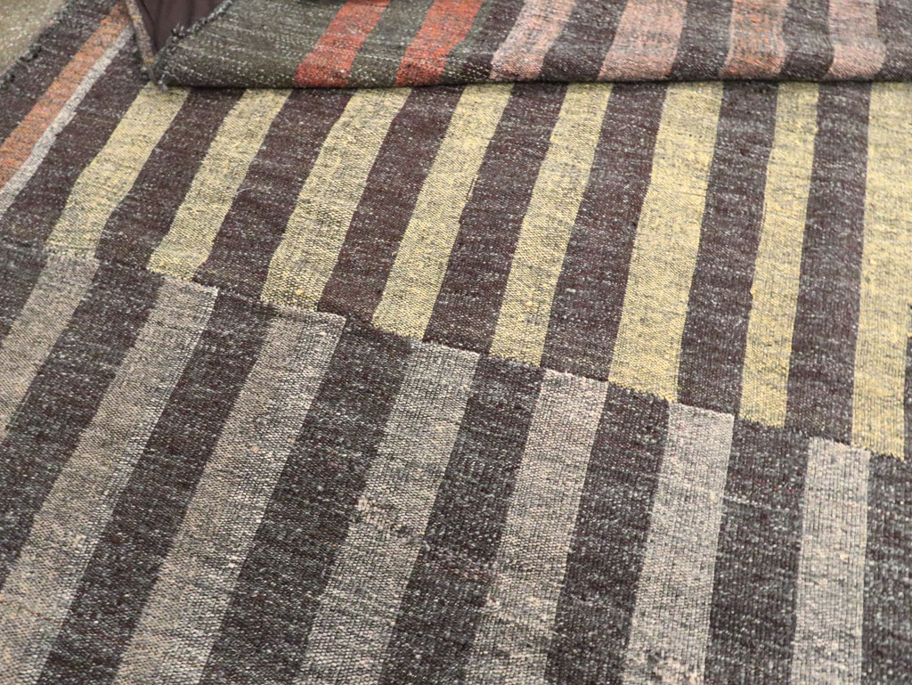 Mid-20th Century Oversize Turkish Flatweave Kilim, No.30296 - Staging