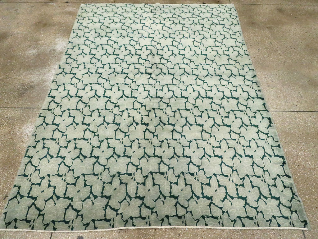 Vintage Art Deco Style Carpet, No.30301 - Staging