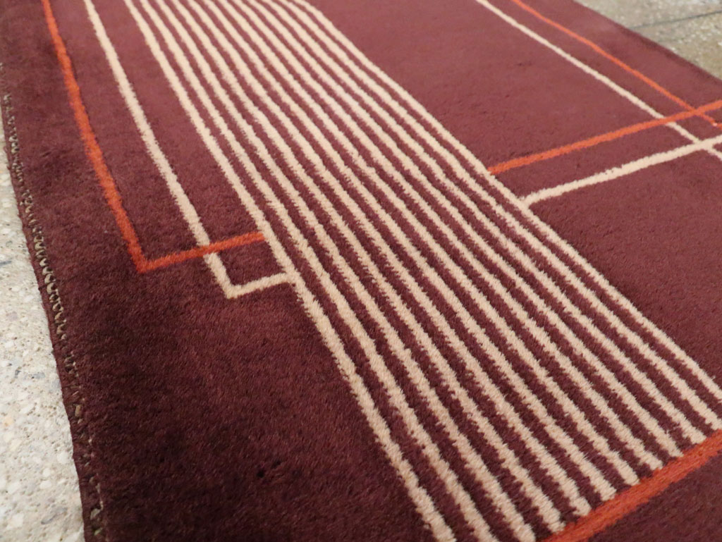 Mid-20th Century Chinese Art Deco Rug, No.30303 - Staging