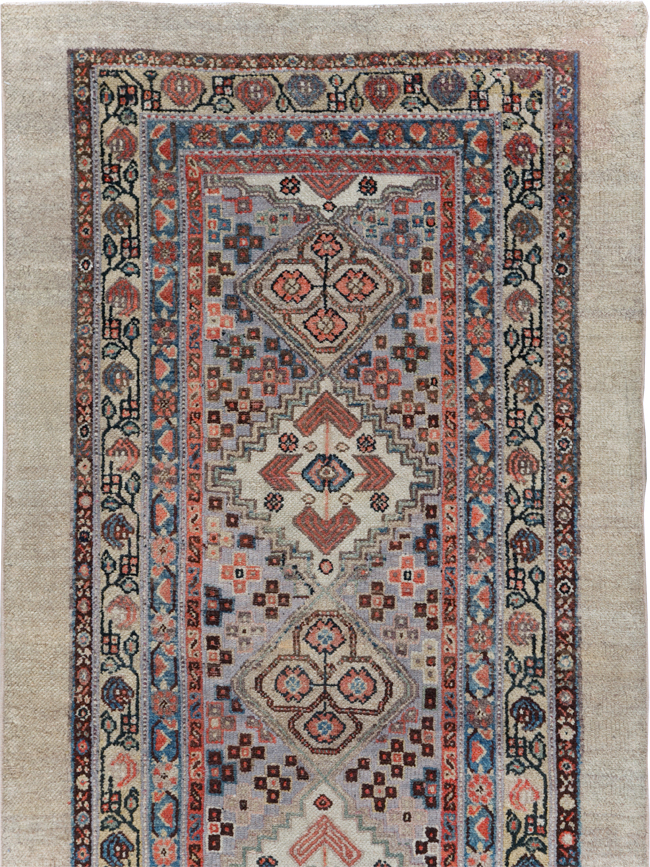 Vintage Persian Serab Long Runner, No.30316 - Staging