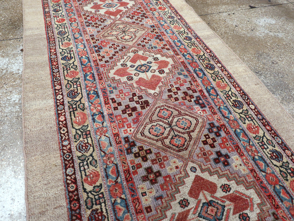 Vintage Persian Serab Long Runner, No.30316 - Staging