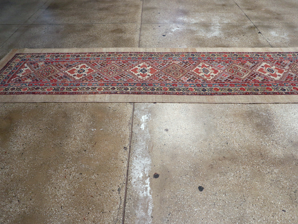 Vintage Persian Serab Long Runner, No.30316 - Staging