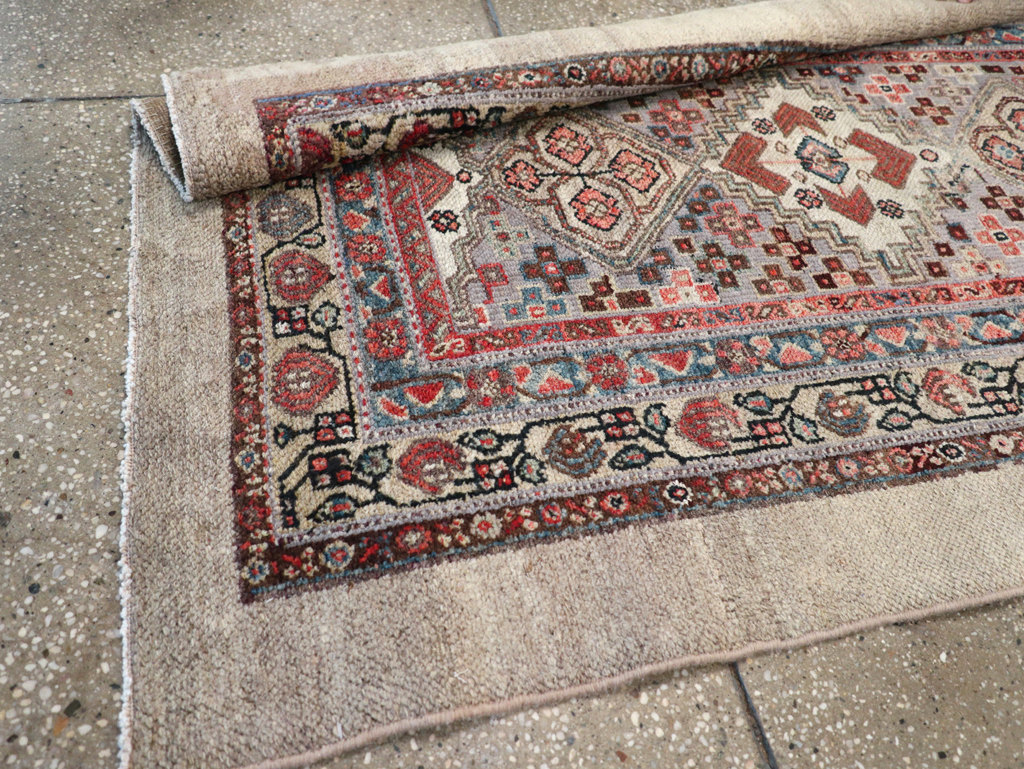 Vintage Persian Serab Long Runner, No.30316 - Staging
