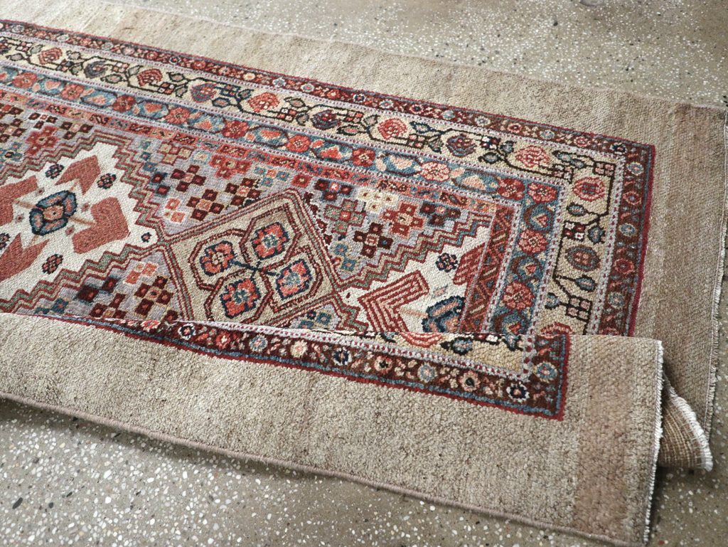 Vintage Persian Serab Long Runner, No.30316 - Staging