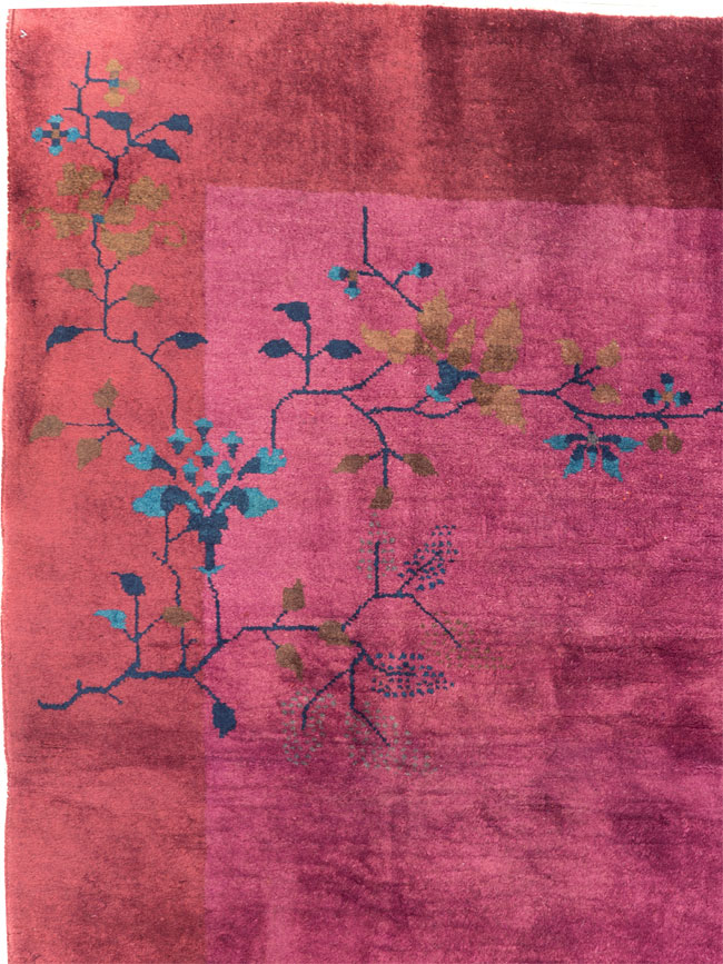 Vintage Chinese Deco Carpet, No.30324 - Staging