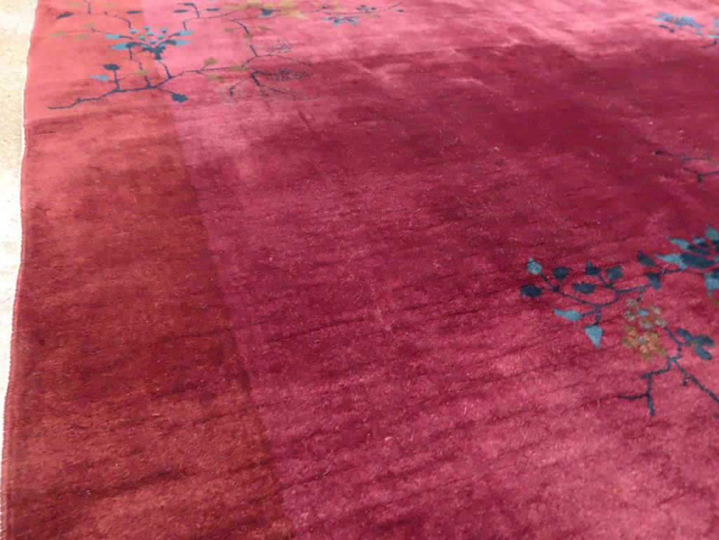 Vintage Chinese Deco Carpet, No.30324 - Staging