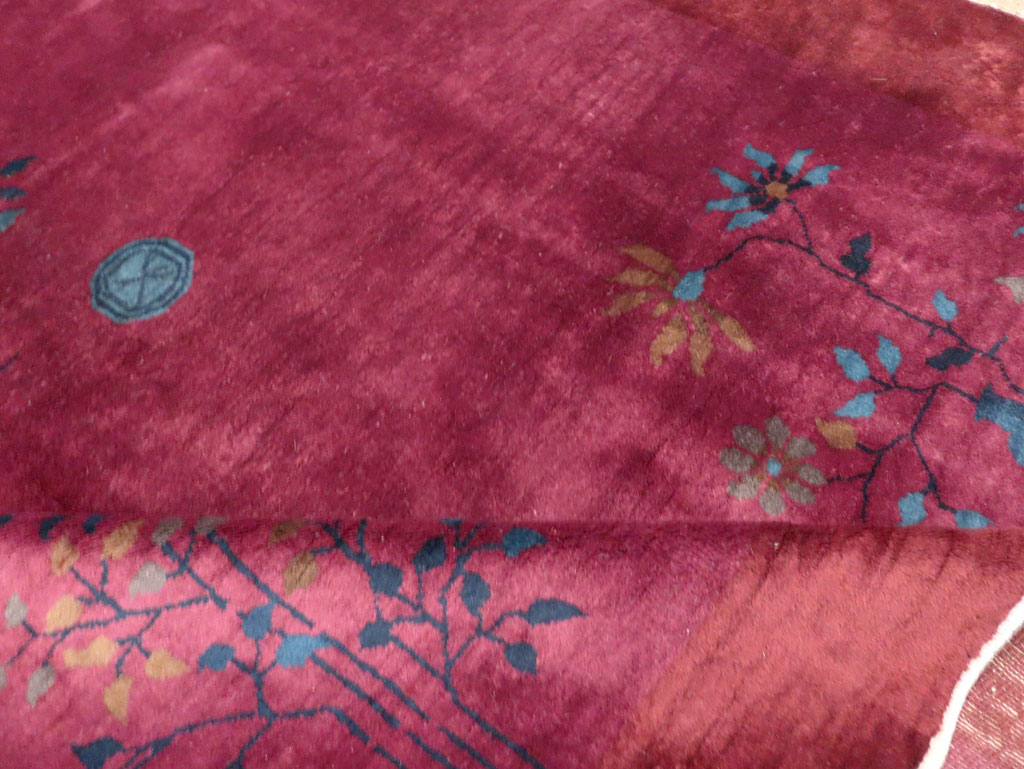 Vintage Chinese Deco Carpet, No.30324 - Staging