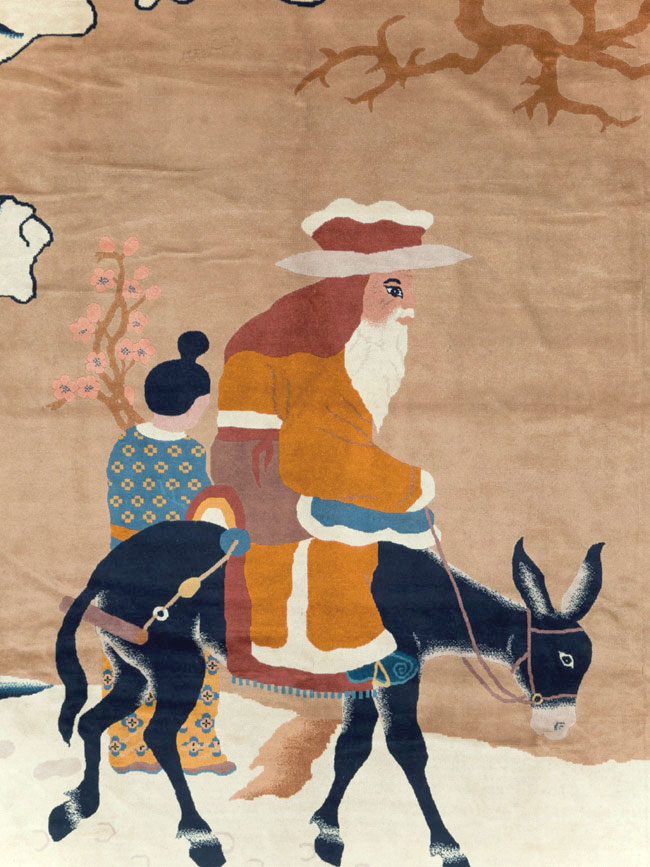 Mid-20th Century  Chinese Pictorial Art Deco Carpet, No.30325 - Staging