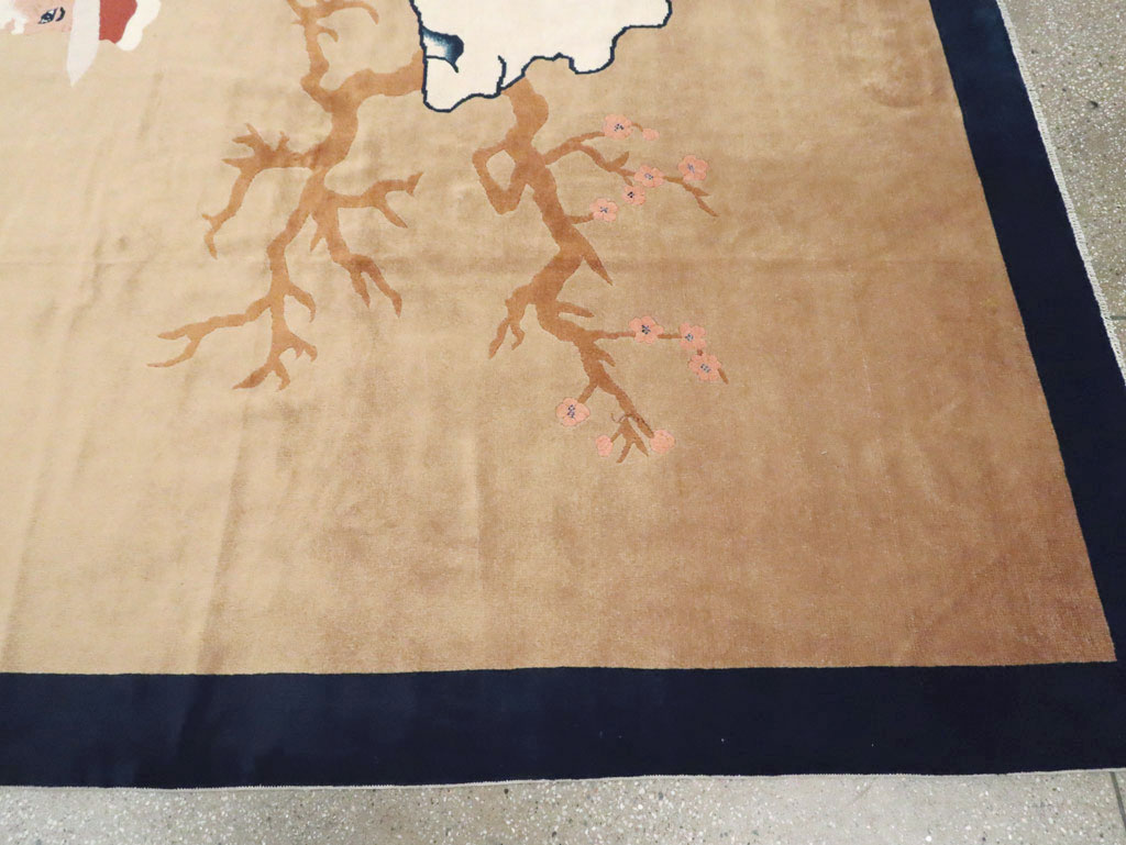 Mid-20th Century  Chinese Pictorial Art Deco Carpet, No.30325 - Staging