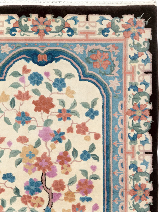 Vintage Chinese Deco Rug, No.30339 - Staging