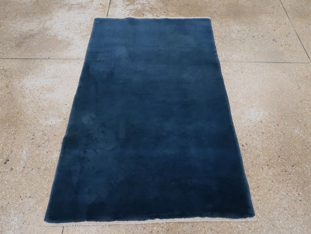 Mid-20th Century Chinese Art Deco Throw Rug, No.30340 - Staging