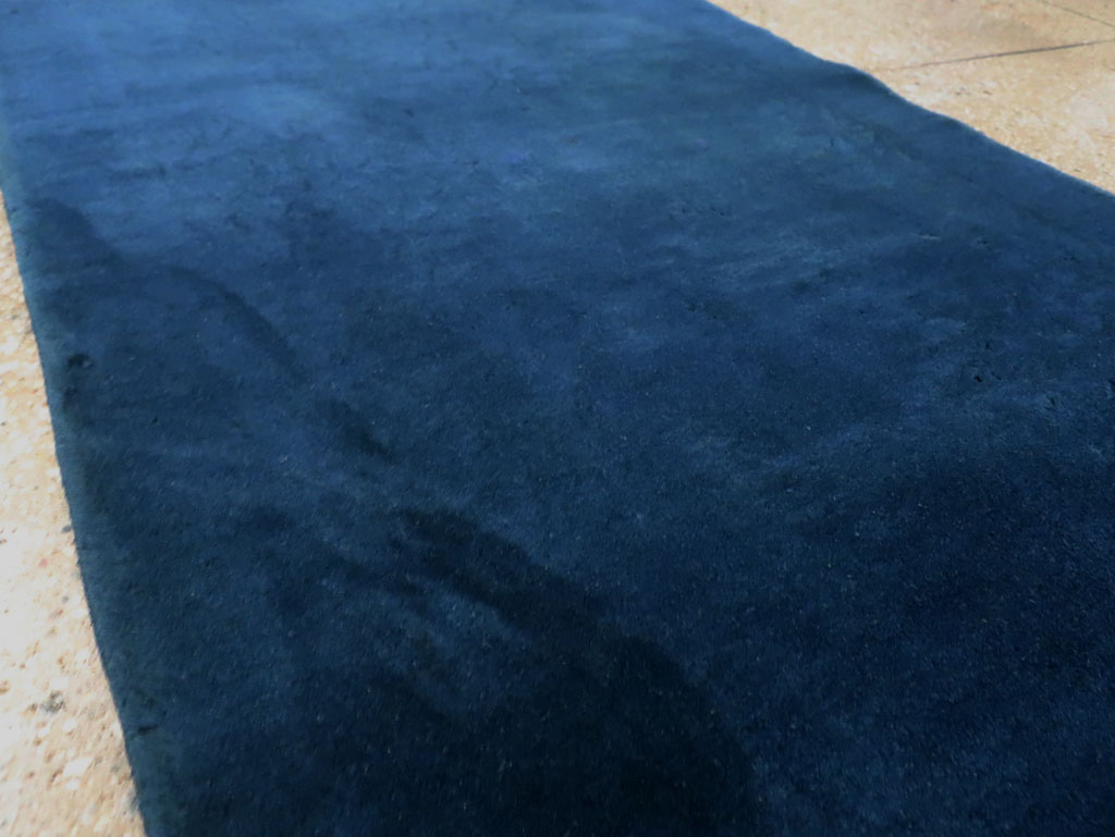 Mid-20th Century Chinese Art Deco Throw Rug, No.30340 - Staging