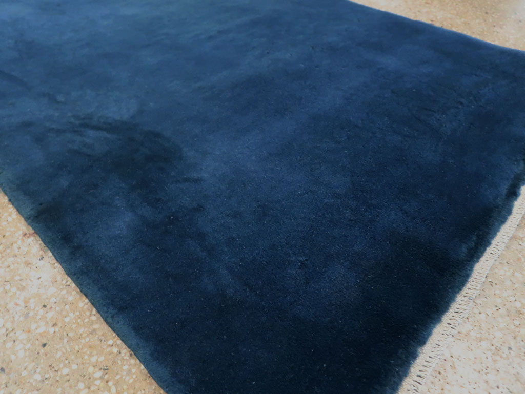 Mid-20th Century Chinese Art Deco Throw Rug, No.30340 - Staging