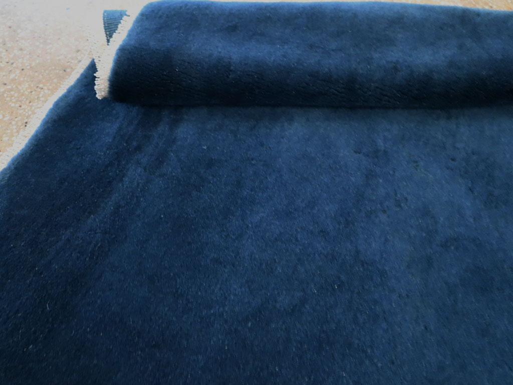 Mid-20th Century Chinese Art Deco Throw Rug, No.30340 - Staging