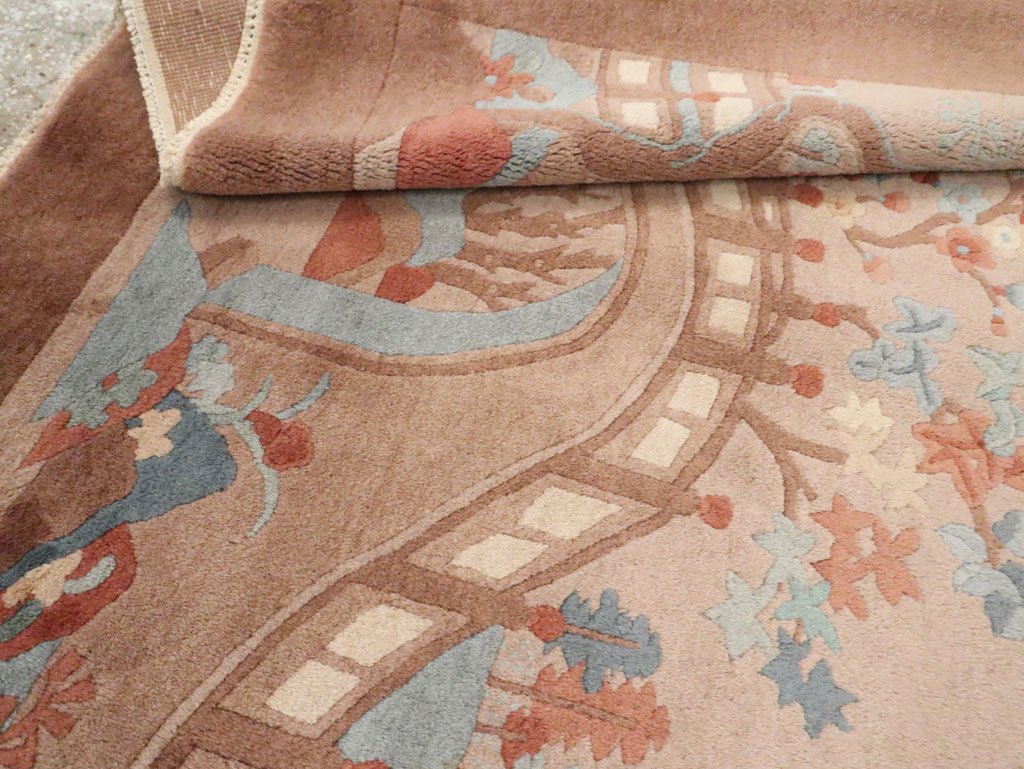 Mid-20th Century Chinese Art Deco Rug, No.30341 - Staging