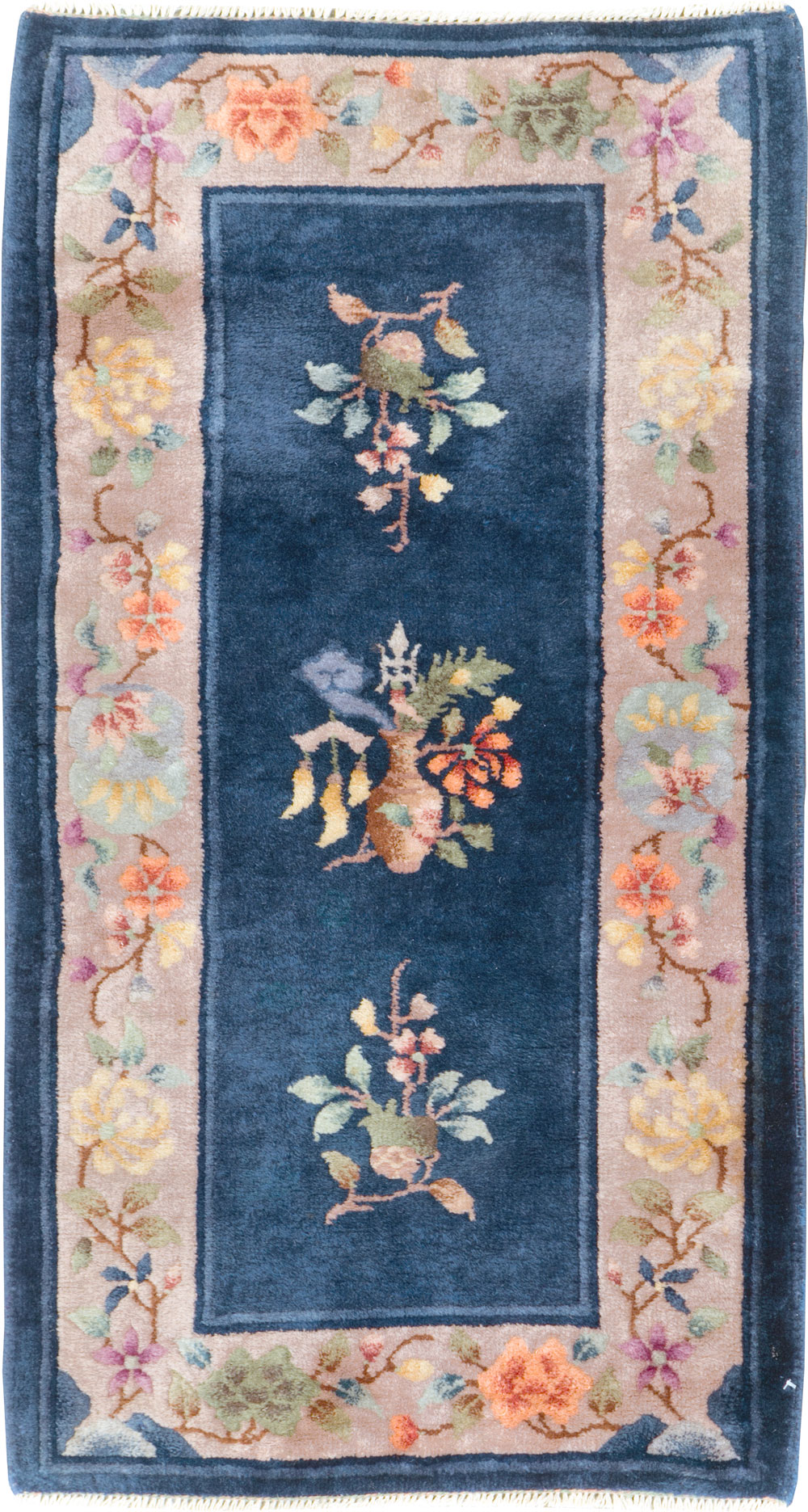 Vintage Chinese Deco Rug, No.30347 - Staging