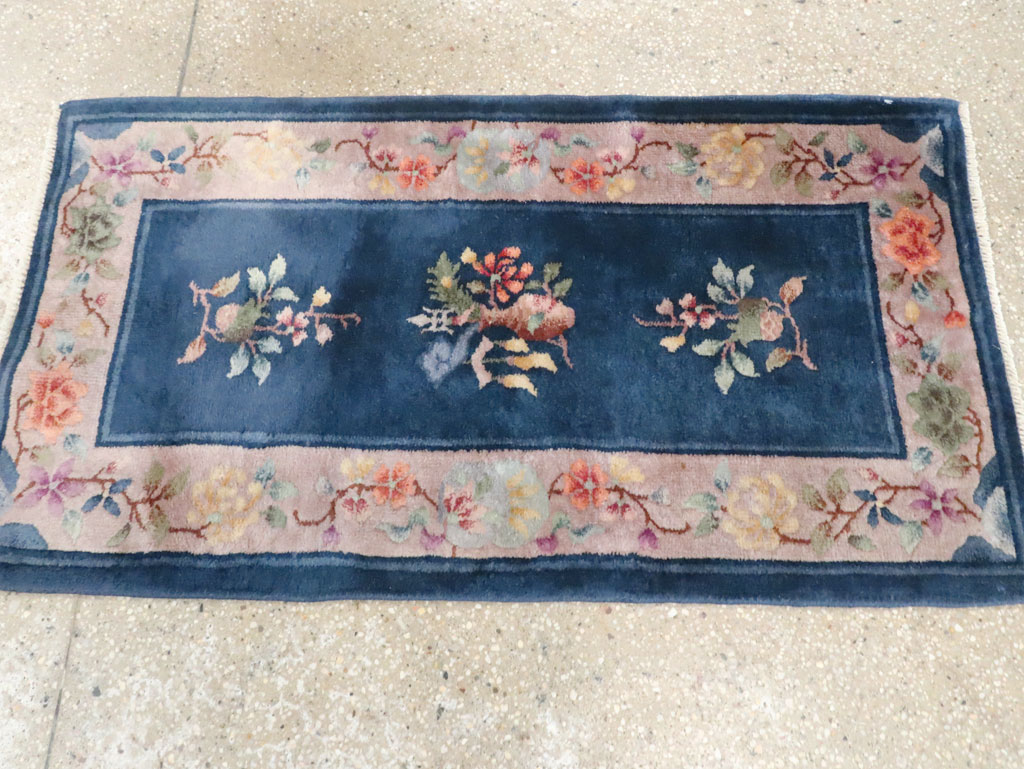 Vintage Chinese Deco Rug, No.30347 - Staging