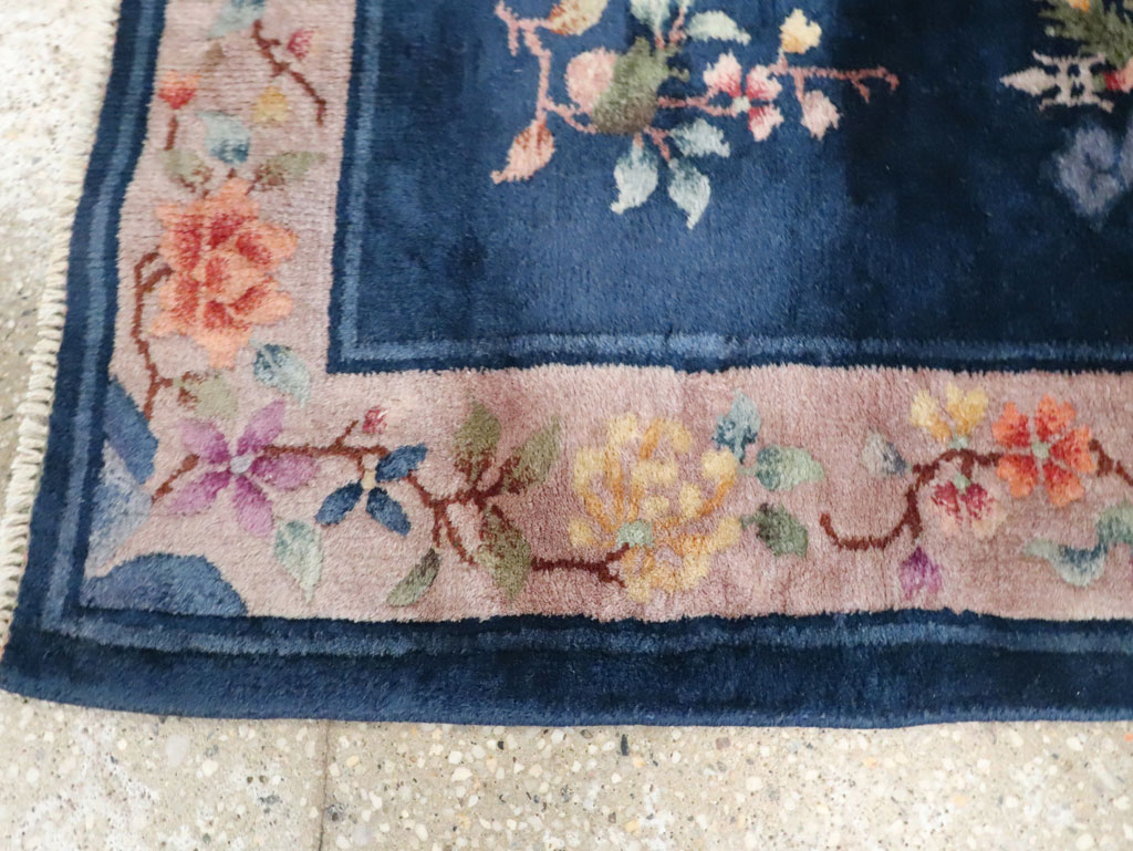 Vintage Chinese Deco Rug, No.30347 - Staging