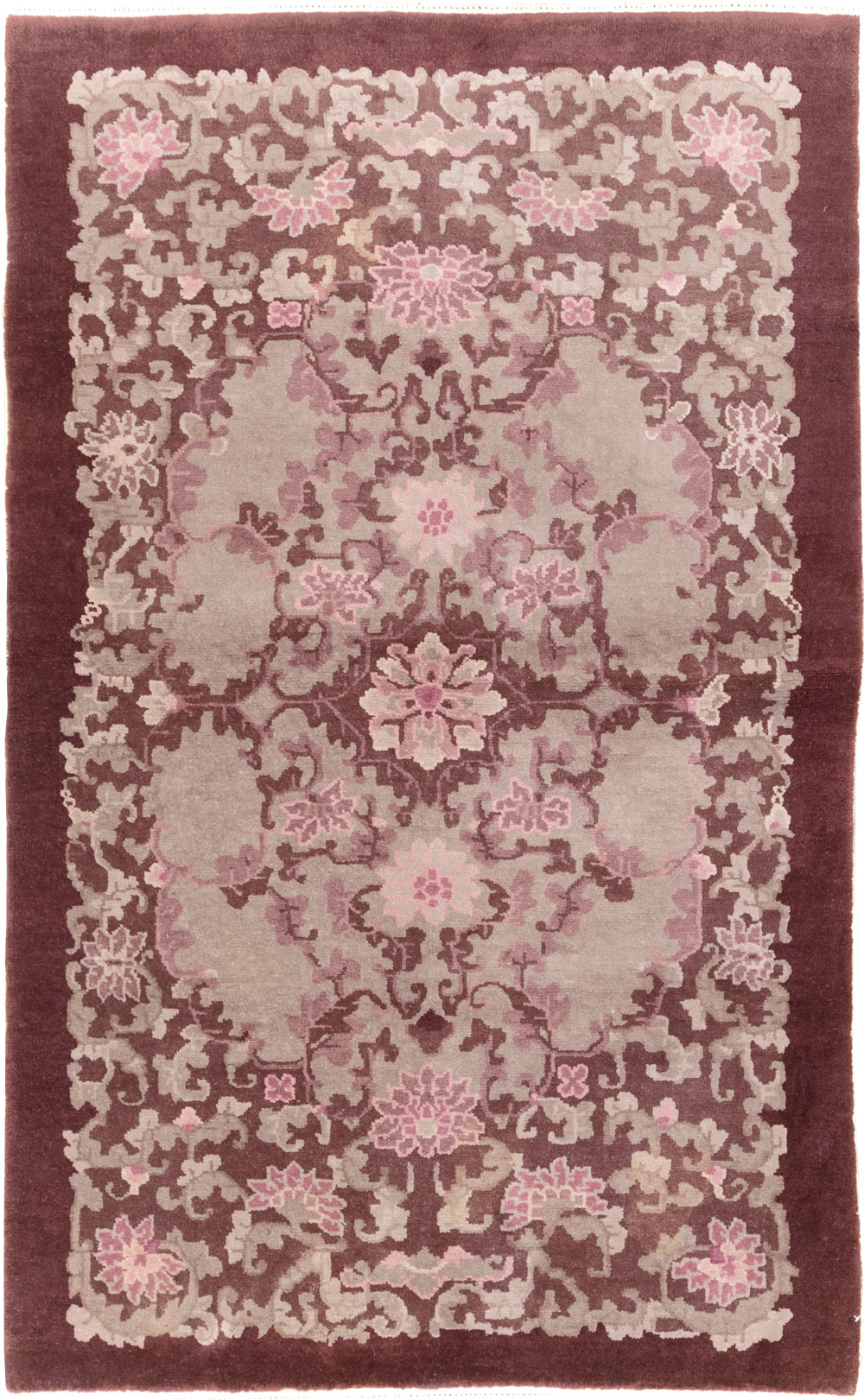 Mid-20th Century Chinese Art Deco Rug, No.30353 - Staging