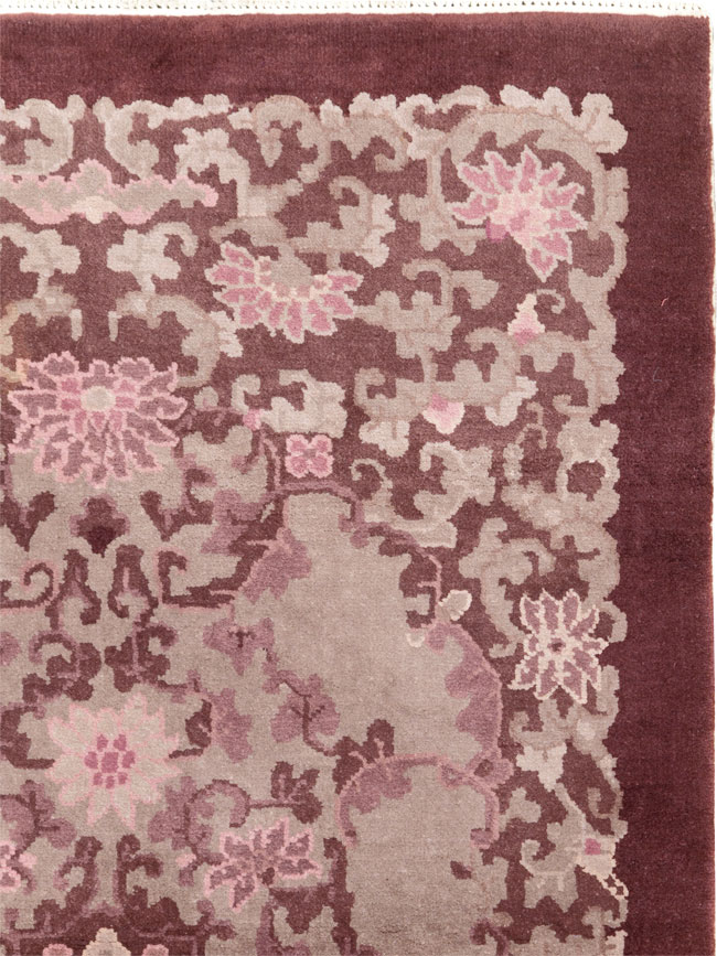 Mid-20th Century Chinese Art Deco Rug, No.30353 - Staging