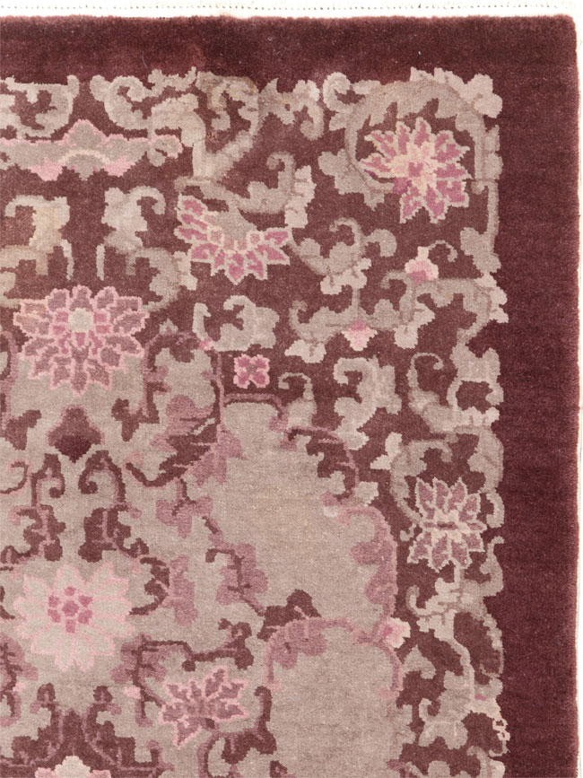 Mid-20th Century Chinese Art Deco Rug, No.30353 - Staging