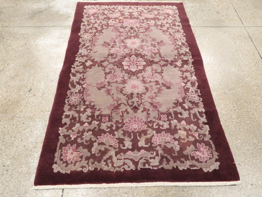 Mid-20th Century Chinese Art Deco Rug, No.30353 - Staging