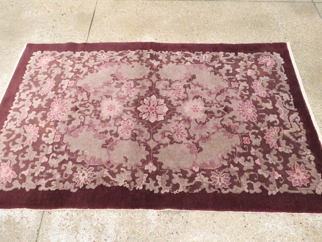 Mid-20th Century Chinese Art Deco Rug, No.30353 - Staging